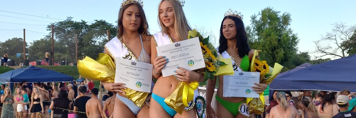 as 3 soberanas eleitas balneario jacui