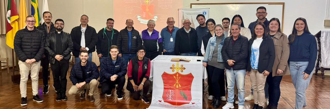 Estive presente  reuniao de Emprensa Paroquia sao Sebastiao Martir em V.Aires